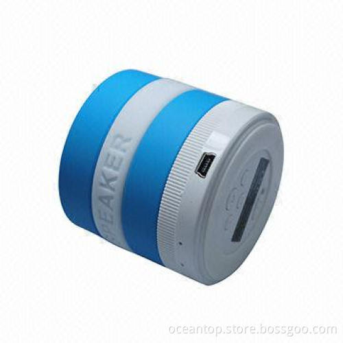 Mini Bluetooth Wireless TF + BT Stereo Sound Speaker with 360° Volume Adjustment